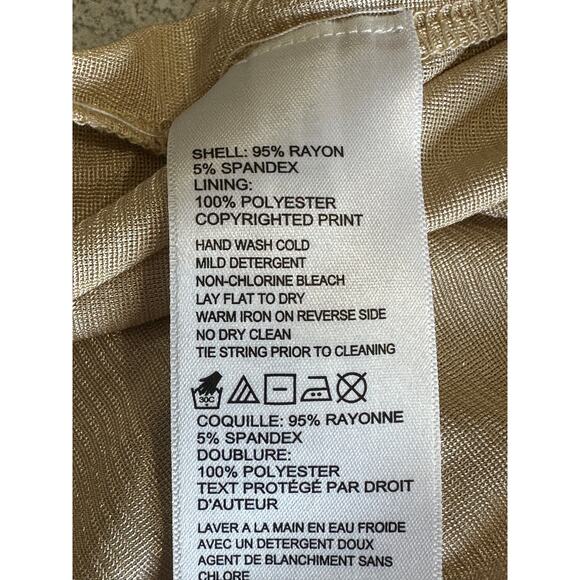 Tommy Bahama Sz S Madalena Rose Floral Maxi Dress Sleeveless Tropical Hibiscus - Picture 4 of 13